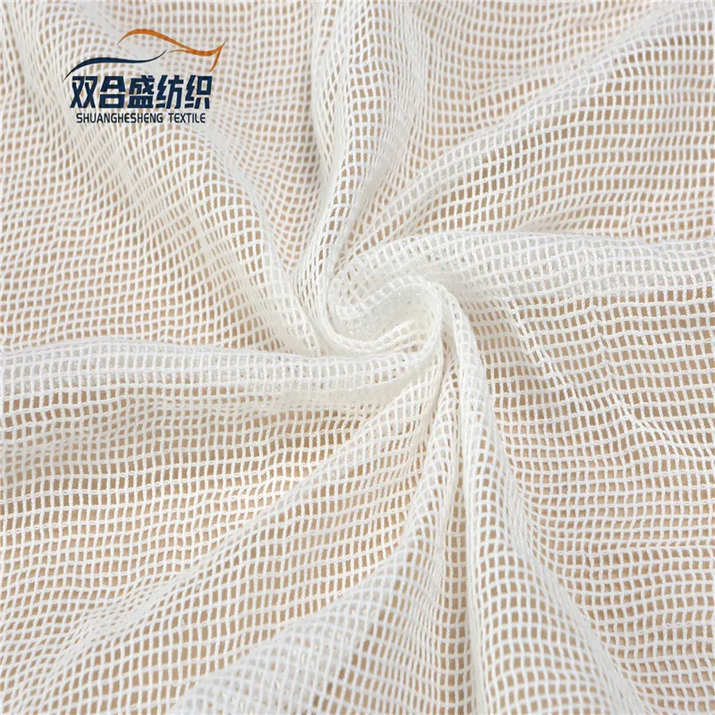 Оптовая продажа 75gsm хлопчатобумажная сетчатая ткань органический тканый стрейч для корректирующего корсета рубашки и сумки девочек