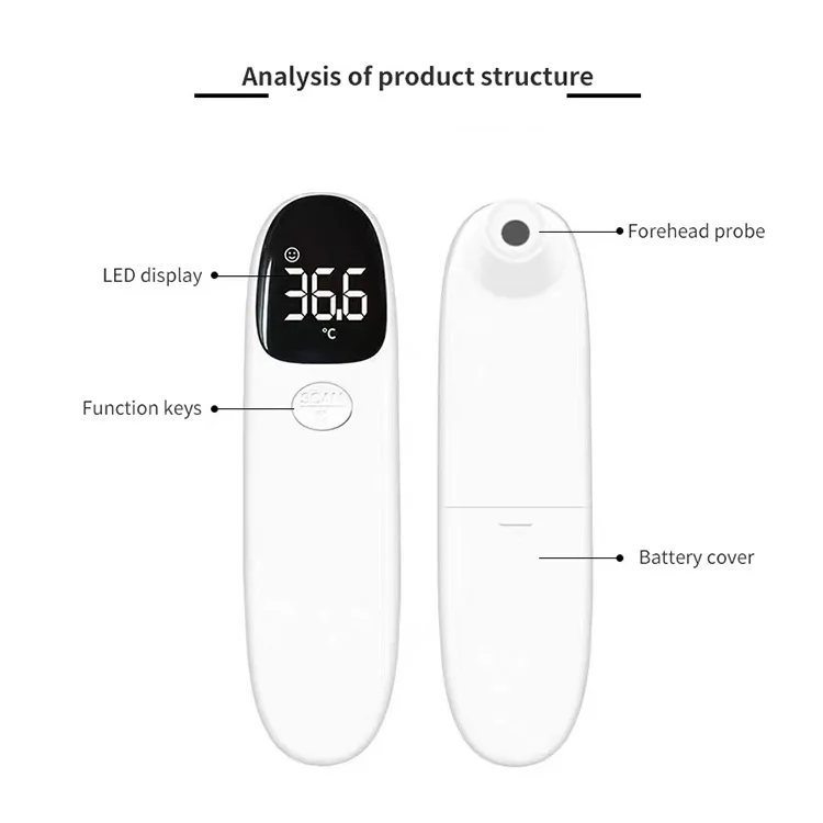Ir Ear Forehead Infrared Wholesale In Stock Home Using Body Digital Fever Tester Meter Thermometer