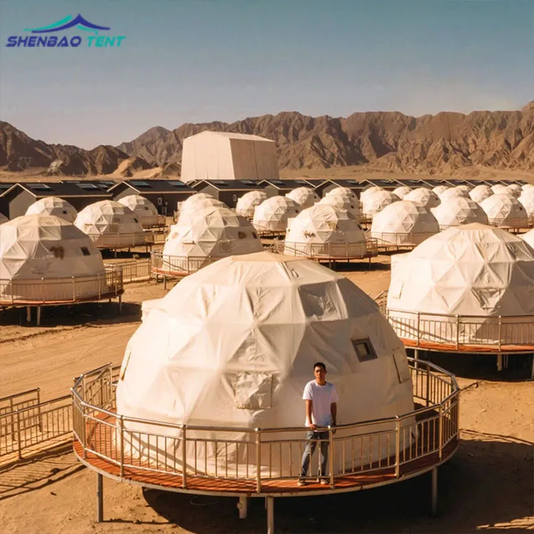 Creating inflatable Big outdoor transparent Igloo dome house tent for camping/Trade Show event