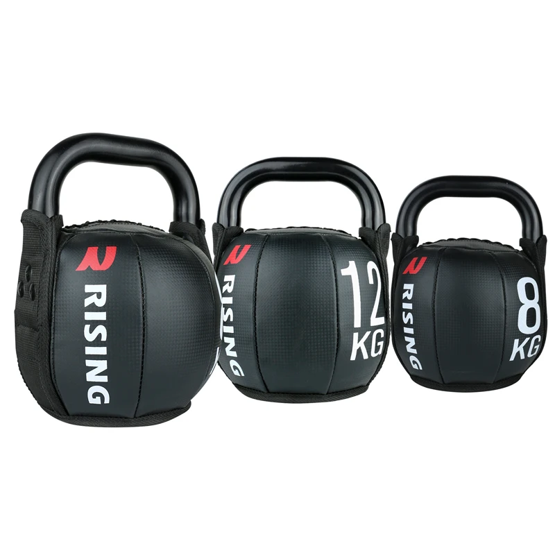 Hot Sale Customized Professional Soft Kettlebell With Iron Handle Weight Lifting