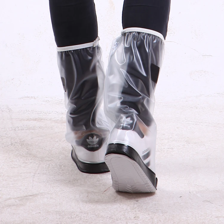 2022 Amazon hot sale pvc shoe cover rain reusable waterproof protector rain boots for women men sport shoe covers  wholesale