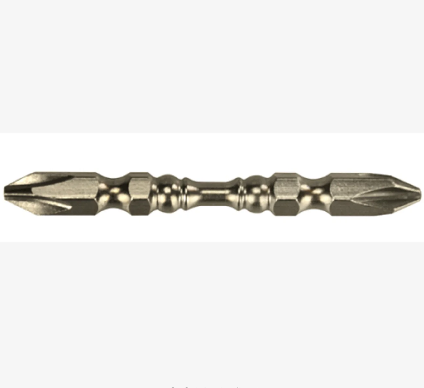 10pcs Packed Double Head magnetic Screwdriver Bits set, Sand Spray Finished Impact Screwdriver Bit 65mm