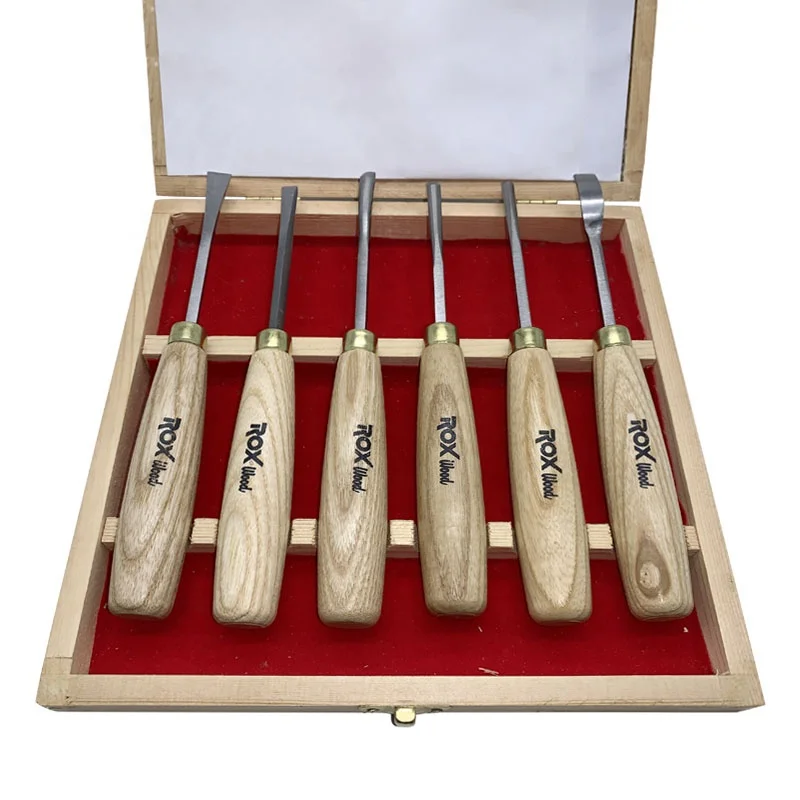 6pcs Wood Turning Chisel Set for wood lathe  tool