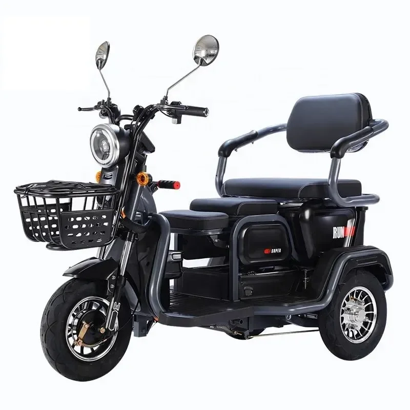 3 Wheel Motorcycles Electric Passenger Tricycle 800w Motorized Tricycles For Adults