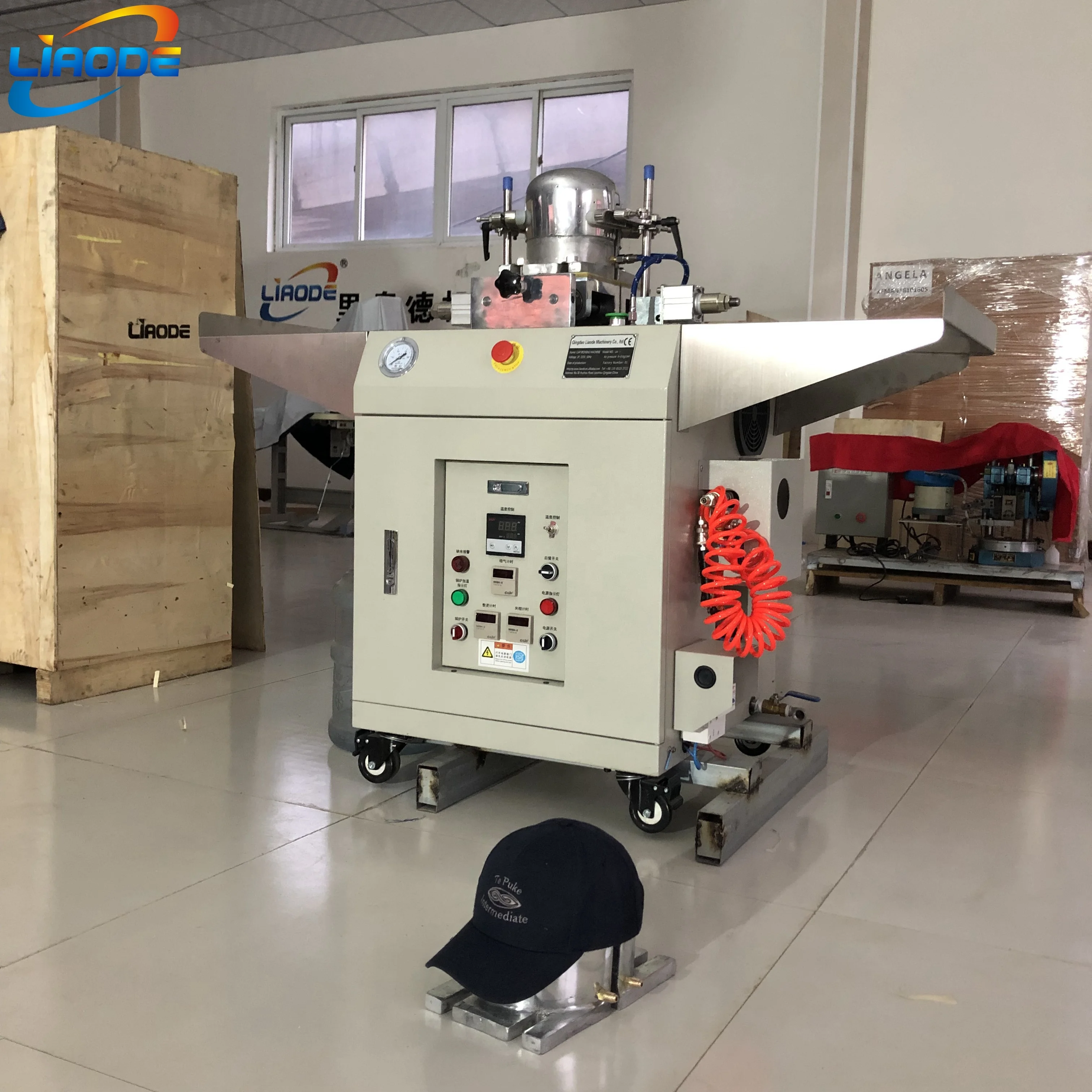 
Single Head Steam Baseball Cap Ironing machine 