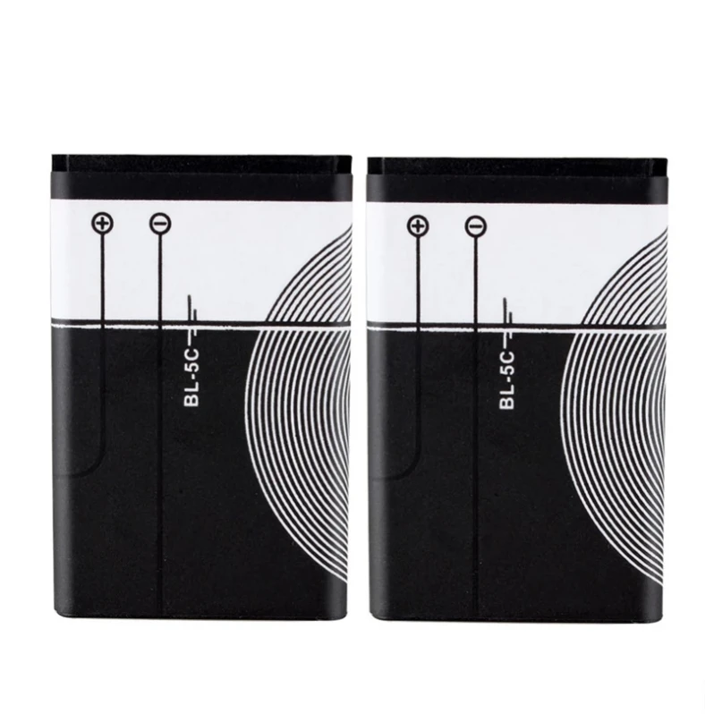 Original BI-5C Replacement Li-ion Battery 3.7V 1200mAh Lithium Batteries for Nokia 1112 1208 1600 2610 2600 n70 n71