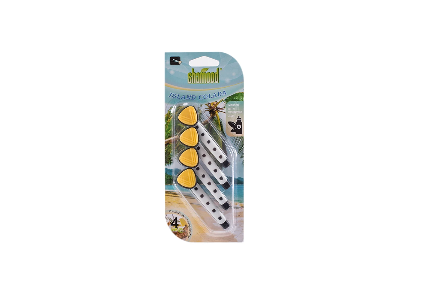 Car Air Freshener Vent Clip with Fragrances Solid Perfume Long Lasting Scent Manufactory Logo OEM 4pcs/pack