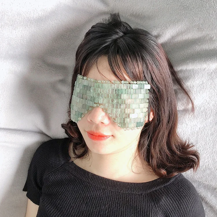 New products natural jade eye mask eye mask sleep  dry eye