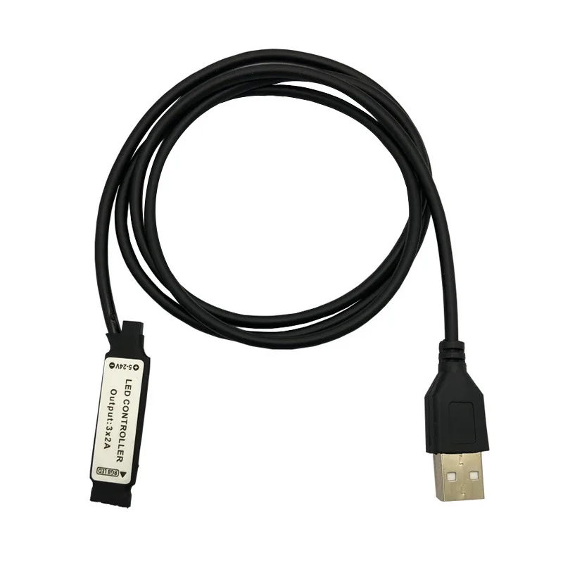 24 key mini single head smart IR remote control colorful indoor TV computer background led strip controller suit