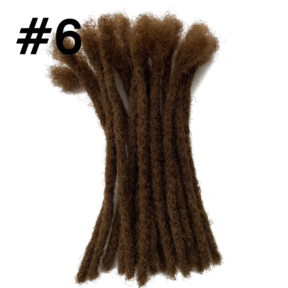Wholesale 100% Human Hair Dreadlocks Handmade 1cm big  width Medium Single loc