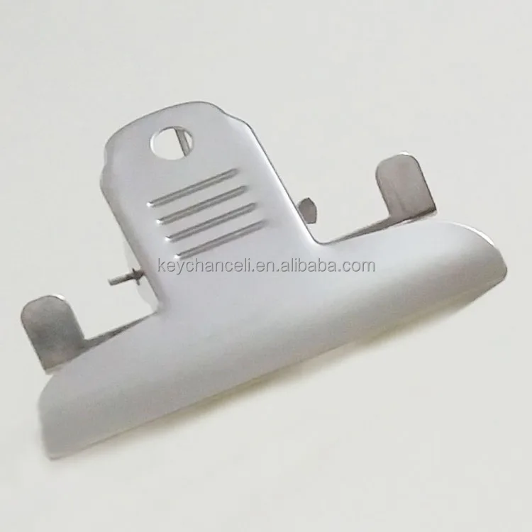 80mm silver paper clip metal butterfly clipboard clip