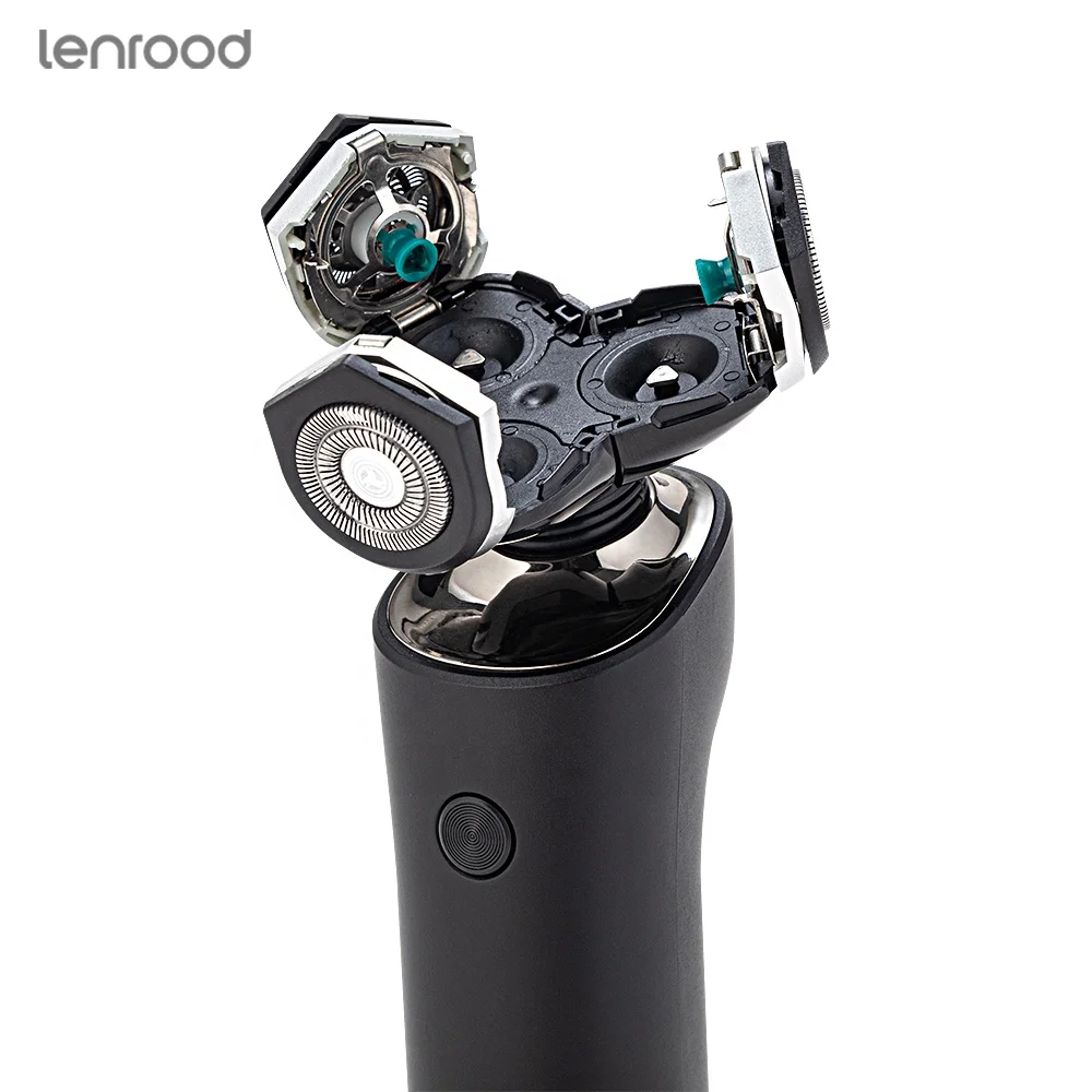 Lenrood Electric Razor New Arrival LR-600 IPX6 USB Rechargeable 4D Floating Wet And Dry Dual Use Men Electric Shavers