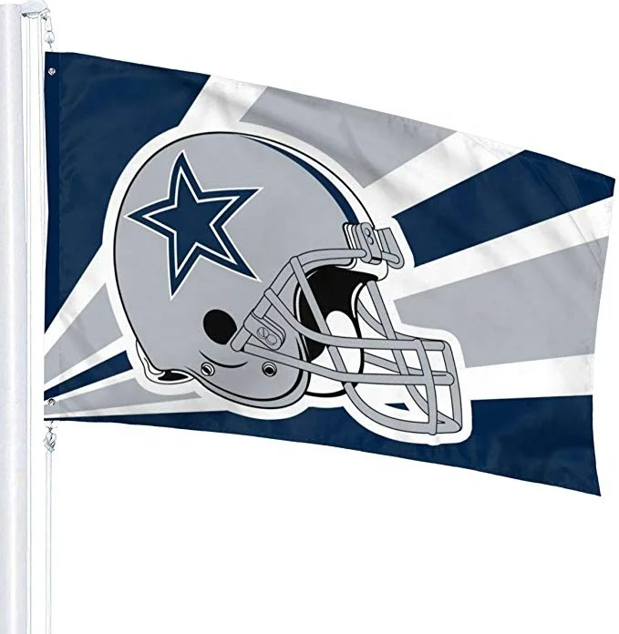NFL American Football Team Dallas Cowboys Flags Durable 100% Polyester Home House Garden Flag Decor 3x5 Ft