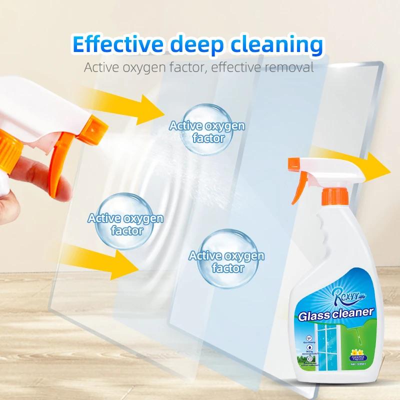 500g Special Window Detergent Washing Liquid Glass Cleaner Spray