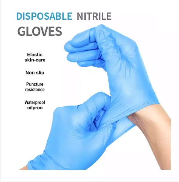 Nitrile gloves 8mill industrial gloves high quality waterproof comfortable and safe gloves