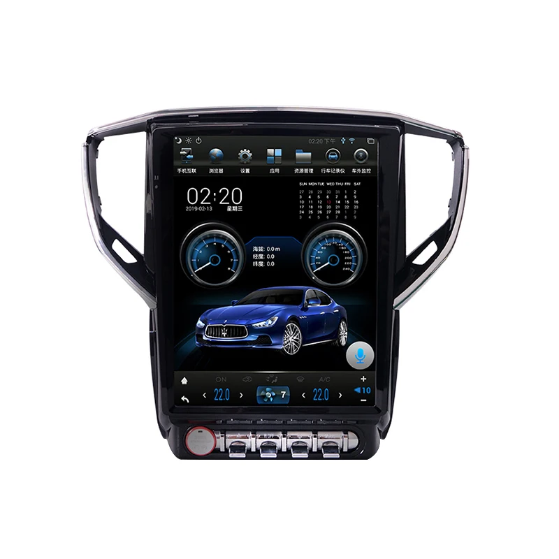 4 64GB AHD 12.1 inch carplay Android 9.0 Video Car DVD Player for Maserati Ghibli