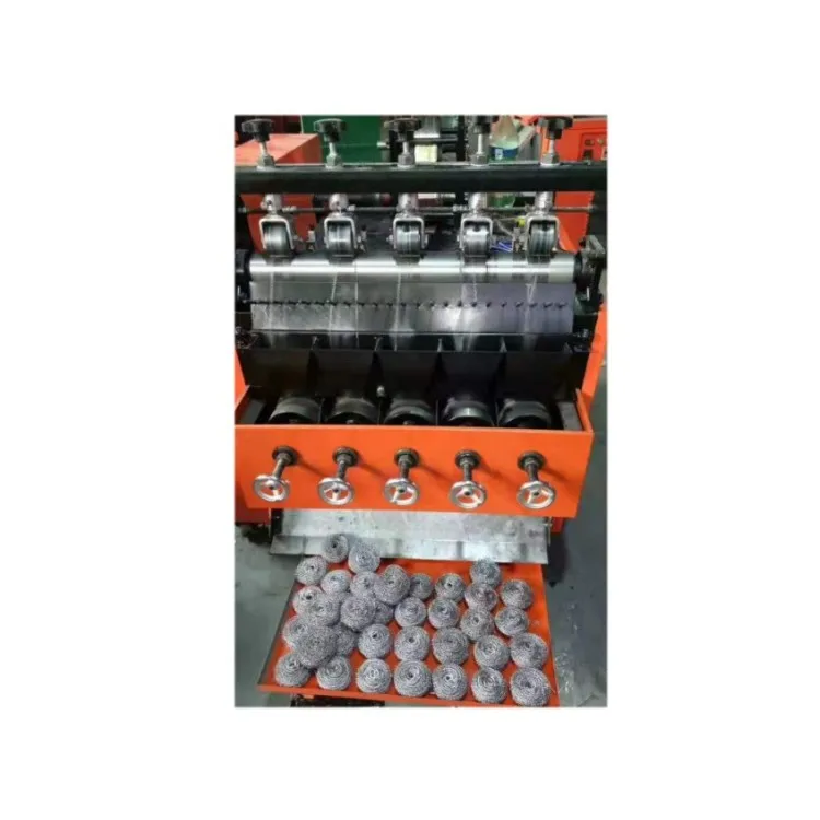 High Speed Needle Dish Washing Stainless Steel Scrubber Cutting Machine scourer industry machine