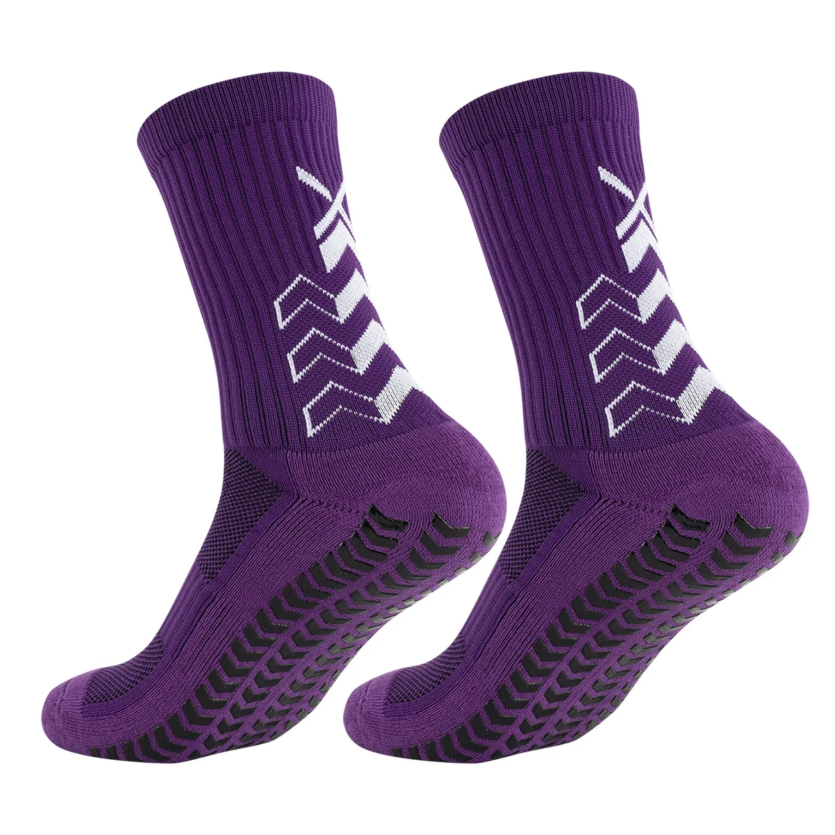 manufacturer Custom Logo Design Gym anti-slip Sock Non Slip Soccer Athletic Sport grip socks football