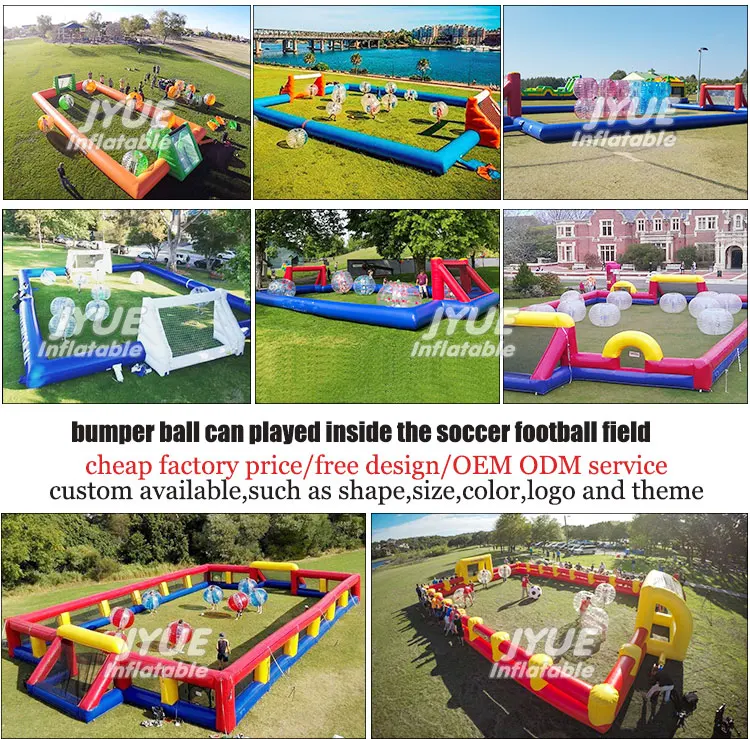 Hot Sale Game PVC TPU Knocker Bubble Soccer Balls Outdoor Inflatable Bumper Ball With LED Light For Adults