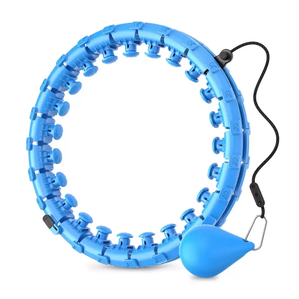 Aonfit smart weight loss hula fitness hoop blue wholesale hula smart hoop for fitness exercise hoop