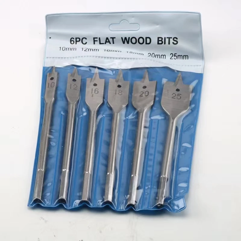 Multi specification three-point woodworking flat drill board puncher