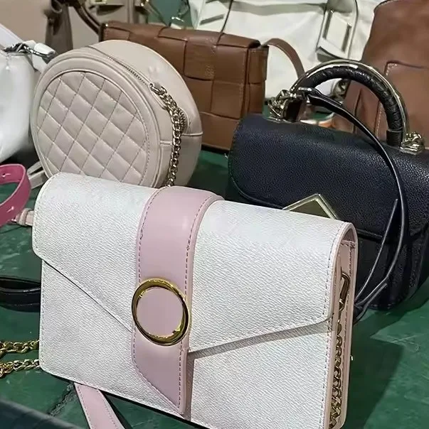 Высокопроизводительный uesd смешанный мешок мягкая кожаная косая сумка популярная женская оптом
