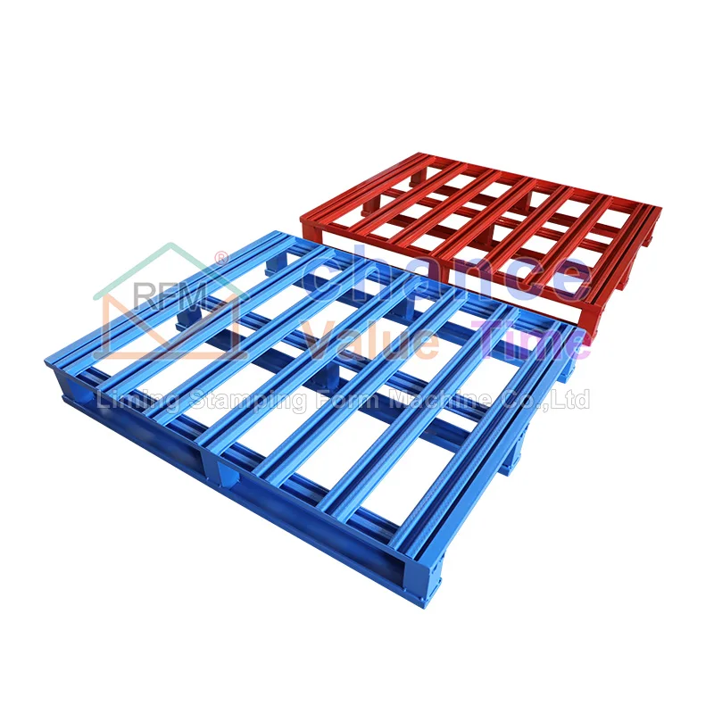 Strictly control each detail of metal pallets manufacturers direct sales euro pallet for warehouse storage