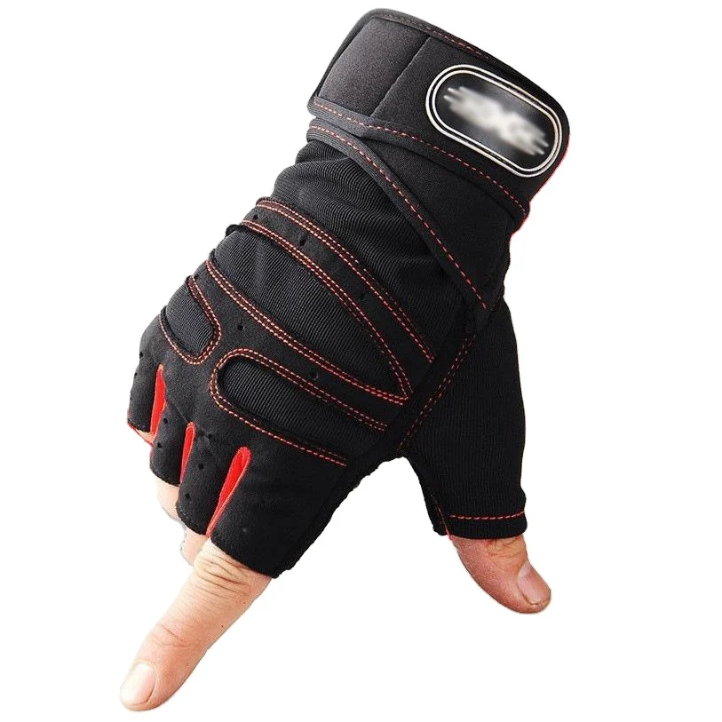 New fitness gloves for men and women protective anti-slip wrist protection barbell cycling equipment half finger gloves