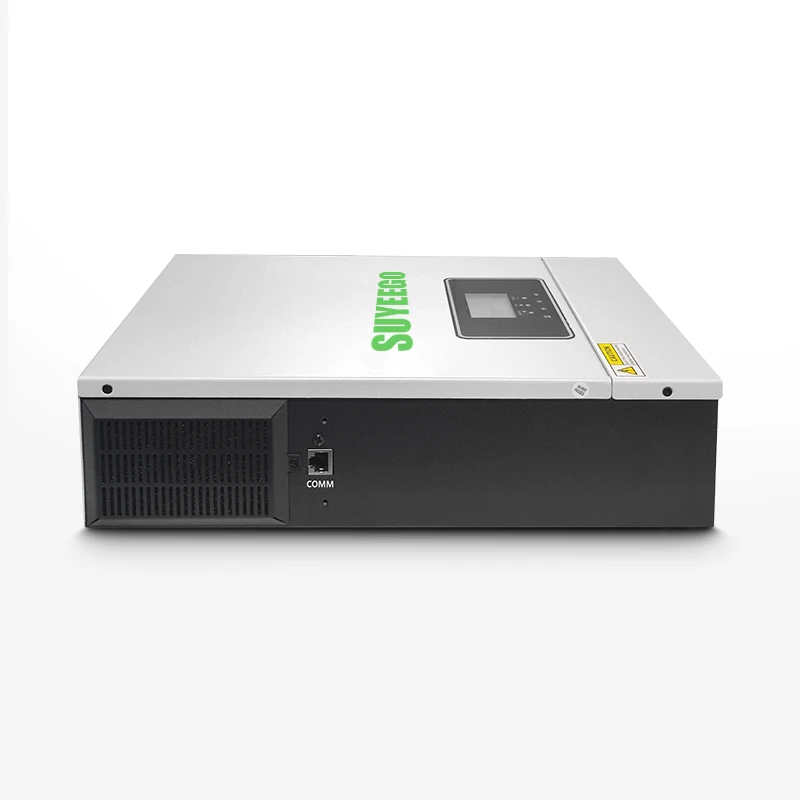 SUYEEGO LCD Display Solar Inverters 3kw 6KW 50 60hz Single Phase Hybrid Off Grid Solar Inverter 3KVA 24V 48V for solar systems