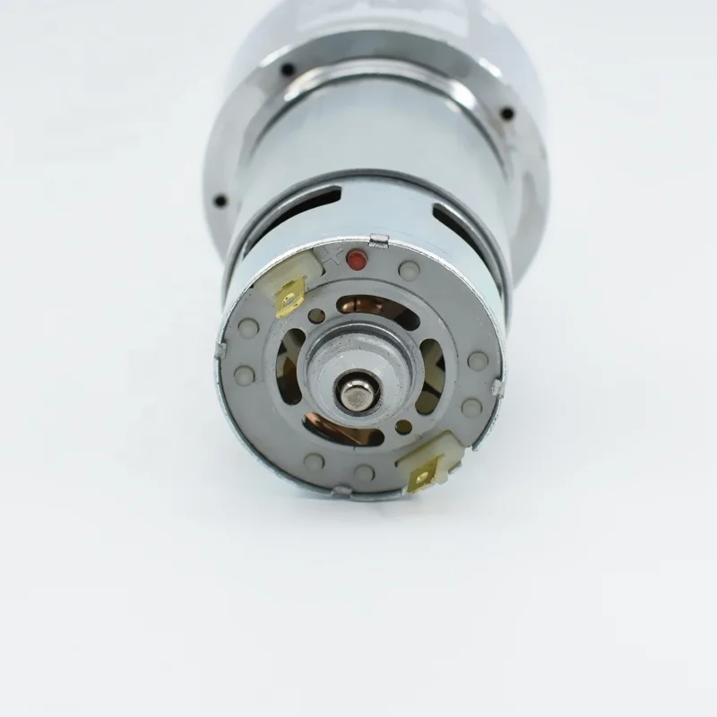 Manufacturer gear motor 60mm 6v 12 volt 24v 50rpm 60rpm rs775 35 watt 30w 20w 10nm 60kg.cm high torque brush dc gear motor