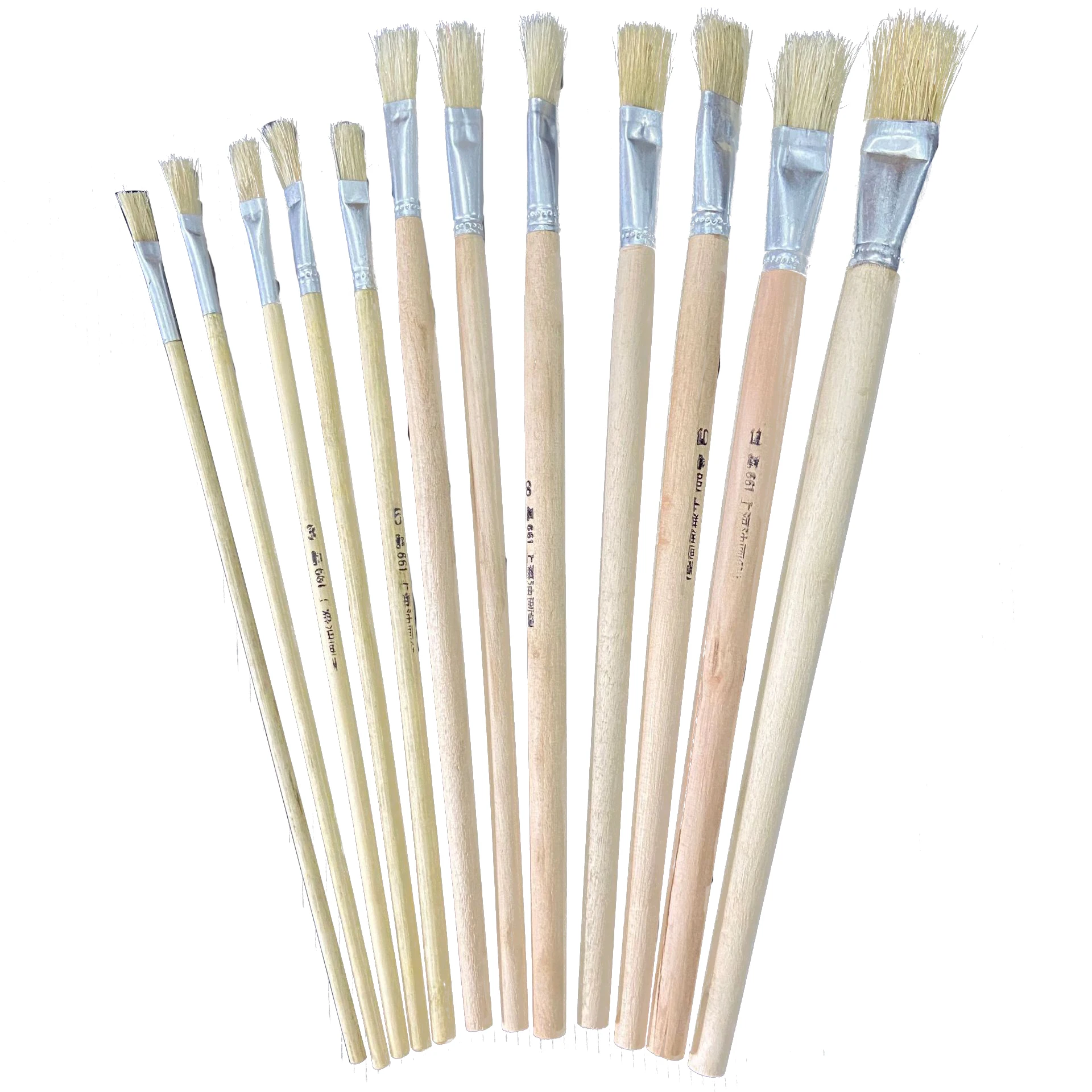 Paul Cezanne Professional Paint Brush Manufacturers Chinese Calligraphy Brush 12pcs Oil Painting Brushes