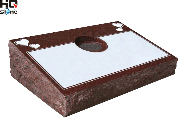 HQ STONE granite tombstone marker popular products of markers modern grave monument flat marker monument  from china