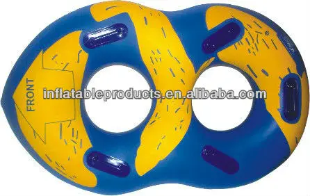 Factory Custom Logo Water Slide Inflatable Double Tubes Water Park Pool Floats Tube River Tube Inflatable Swimming Pool
