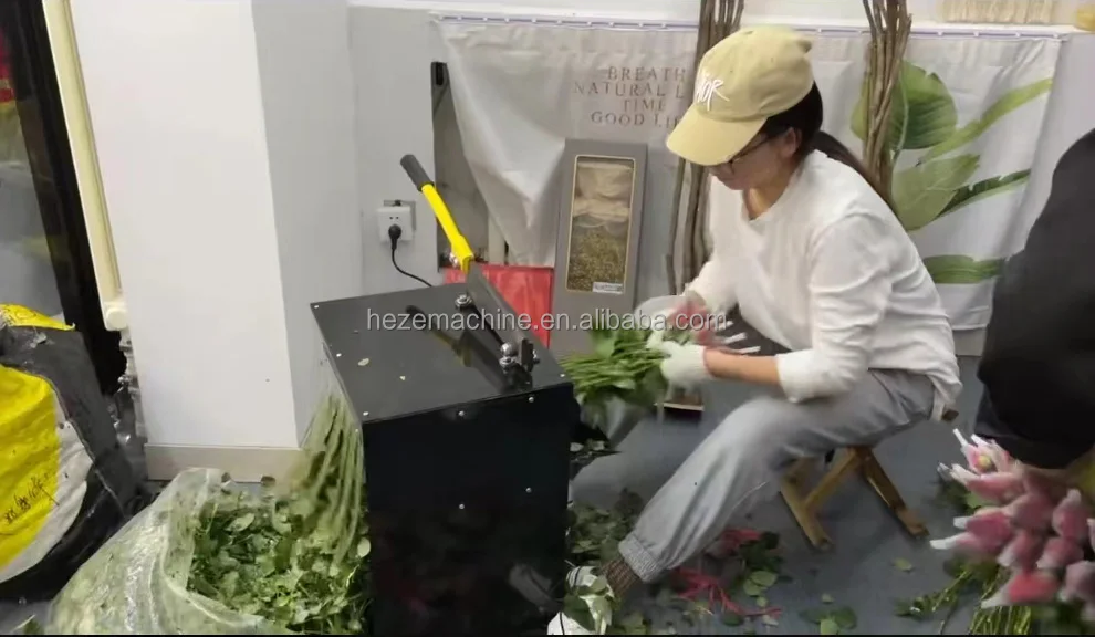 Anti-slip Flower Clusters Cutting Machine One-hand Operation Rose Flower Branch Scissors Bouquet Cutter For Flower Shop