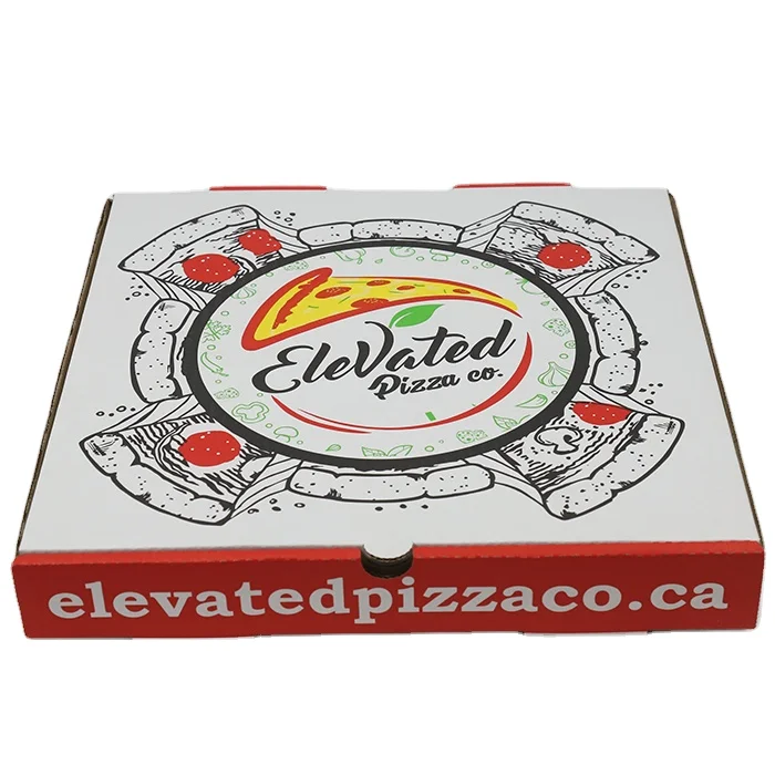 Wholesale custom packaging Carton Pizza Box supplier custom designed to print cheap pizza boxes with its own logo