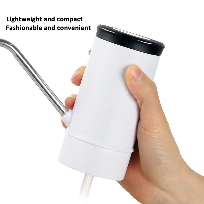 HK-D5 5-Gallon USB Rechargeable Mini Electric Desktop Water Dispenser Automatic Pump Stand Portable Plastic Car Bottle Cold