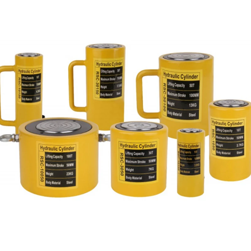 Rsc-20150 Single Acting Hydraulic Cylinder Jacks 20Ton 150mm Hydraulic Cylinder Parts Convenient Carry Mini Hydraulic Tools