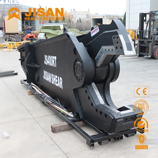 Excavator Dismantling Pliers Hydraulic Shears For Steel Structure Demolition