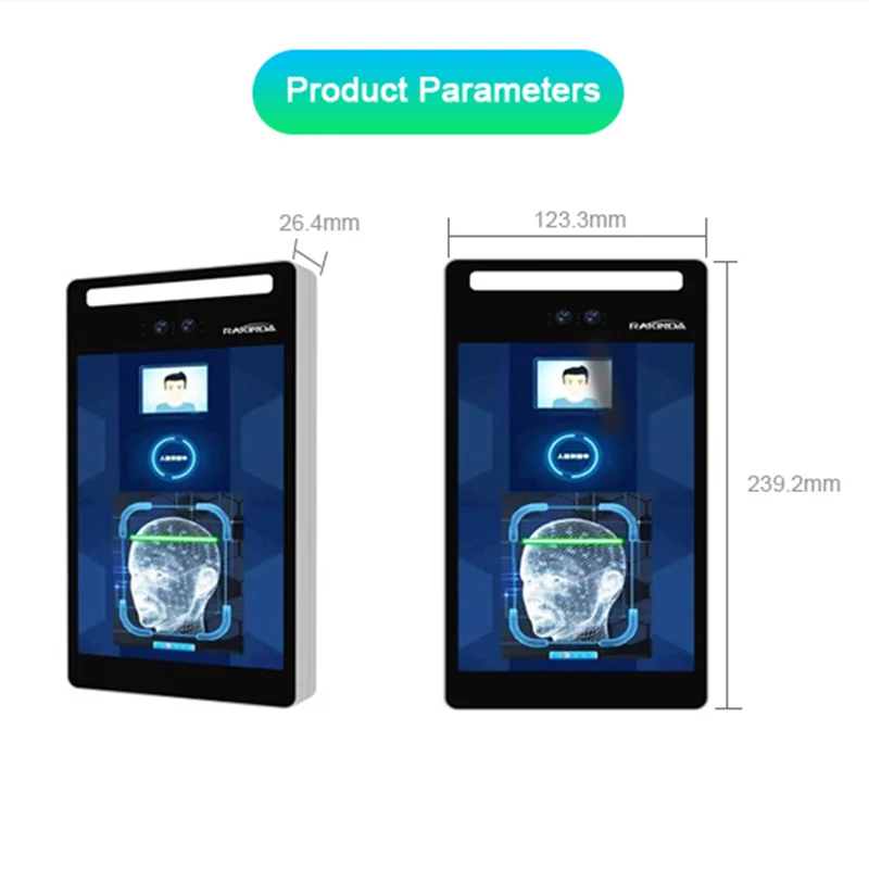  Распознавание лица быстрое сканирование доступа к двери двойная Ip-камера 3D Android