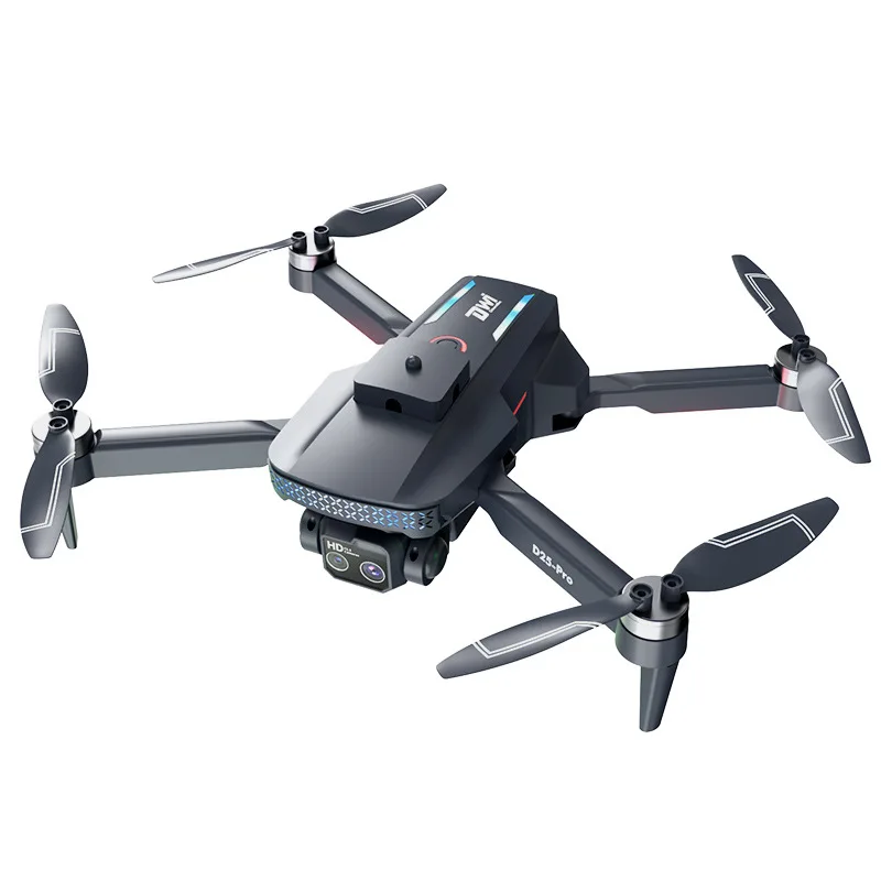 D25 HD Four-Axis Optical Flow ESC Remote Control Drone Folding RC Airplane for Aerial Photography Obstacle Avoidance Features