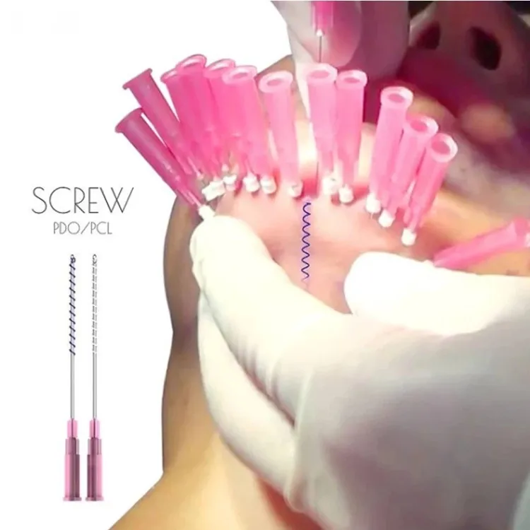 PCL Tornado Screw Thread tighten and lifting neck and face 26G*38/60/90mm 27G*38/50mm