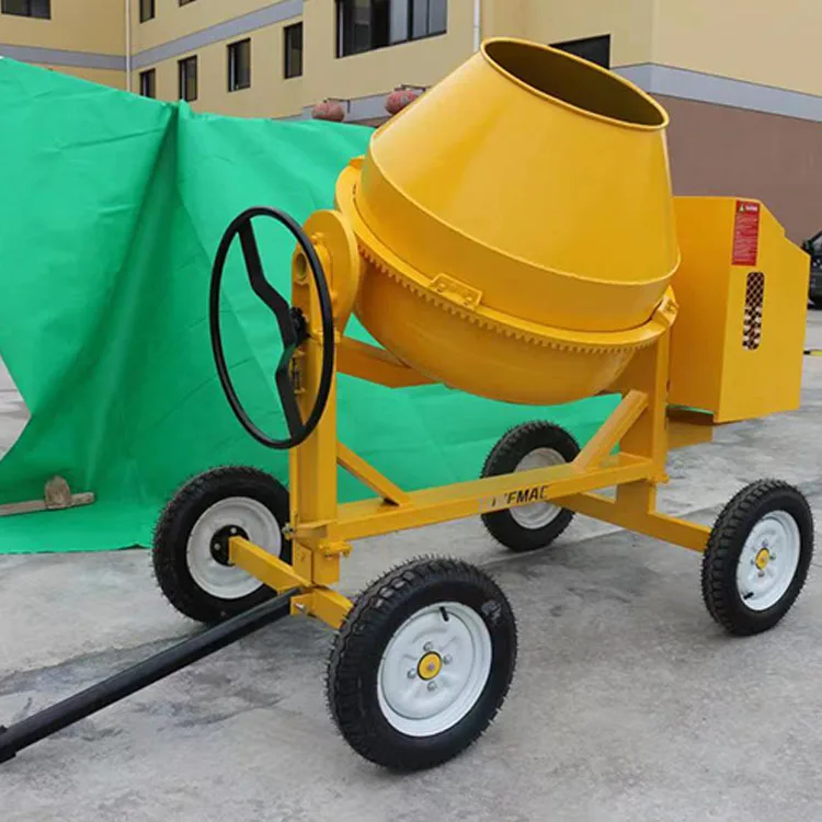 Mobile Concrete Mixer Machine 125L 140L 160L 180L 200L 220L 280L Portable  Cement Mixers For Sale