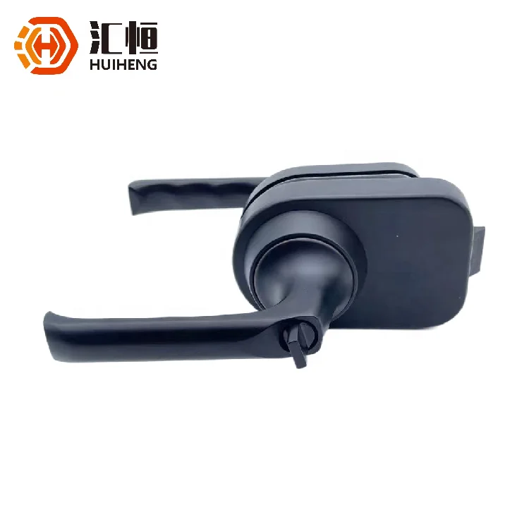 Silent cabin door lock  Frameless glass door locks for office partition lock door for glass