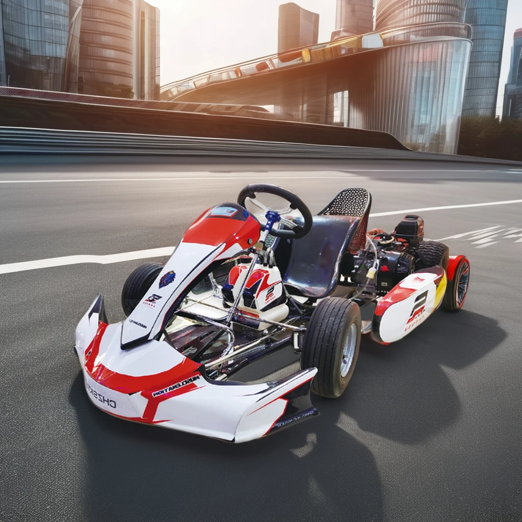 Customized Color Hot Racing Go Karts for Adults Kids 220cc Engine Fun Amusement Park Shopping Mall Center