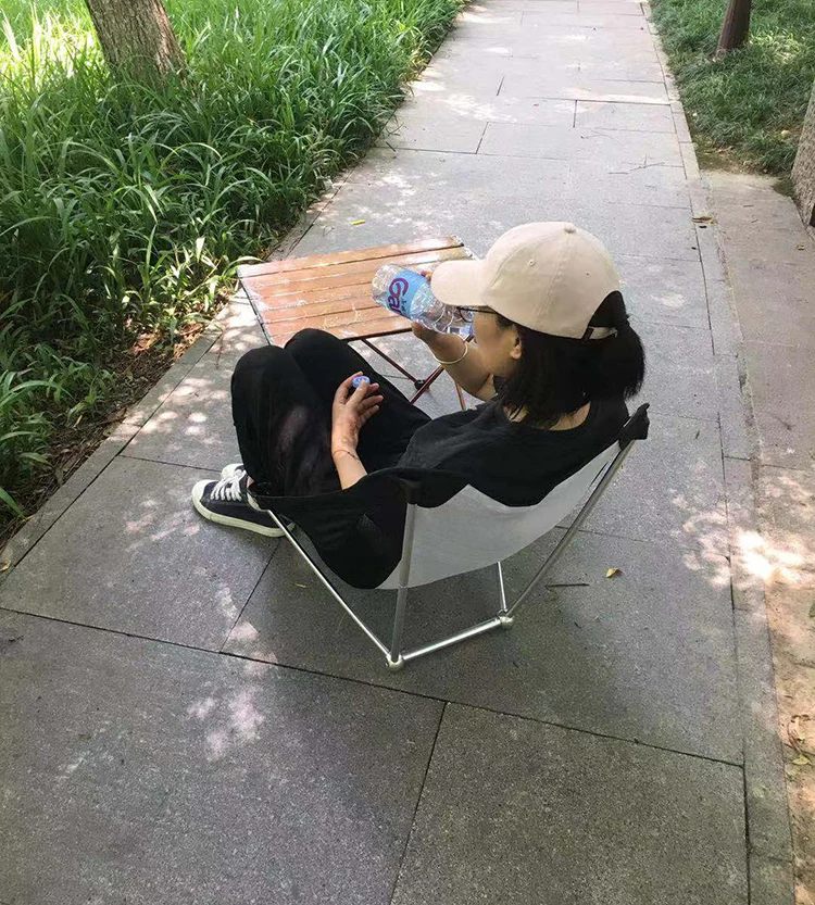 Manufacture Chaise Ultralight Outdoor Camping Chair Aluminium China Aluminum Customized Logo Outdoor Furniture Beach Chairs