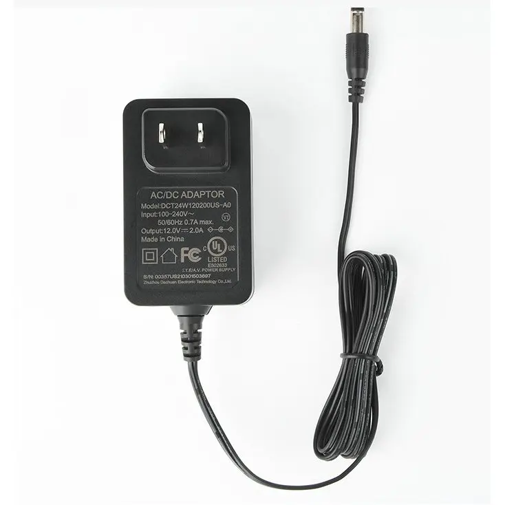120ac input to 12vdc 2000ma power supply adapter