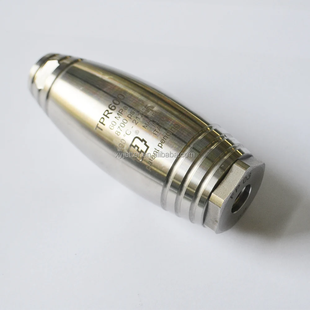 500 bar ultra high pressure stainless steel turbo nozzle rotating nozzle for pressure washer Various orifice