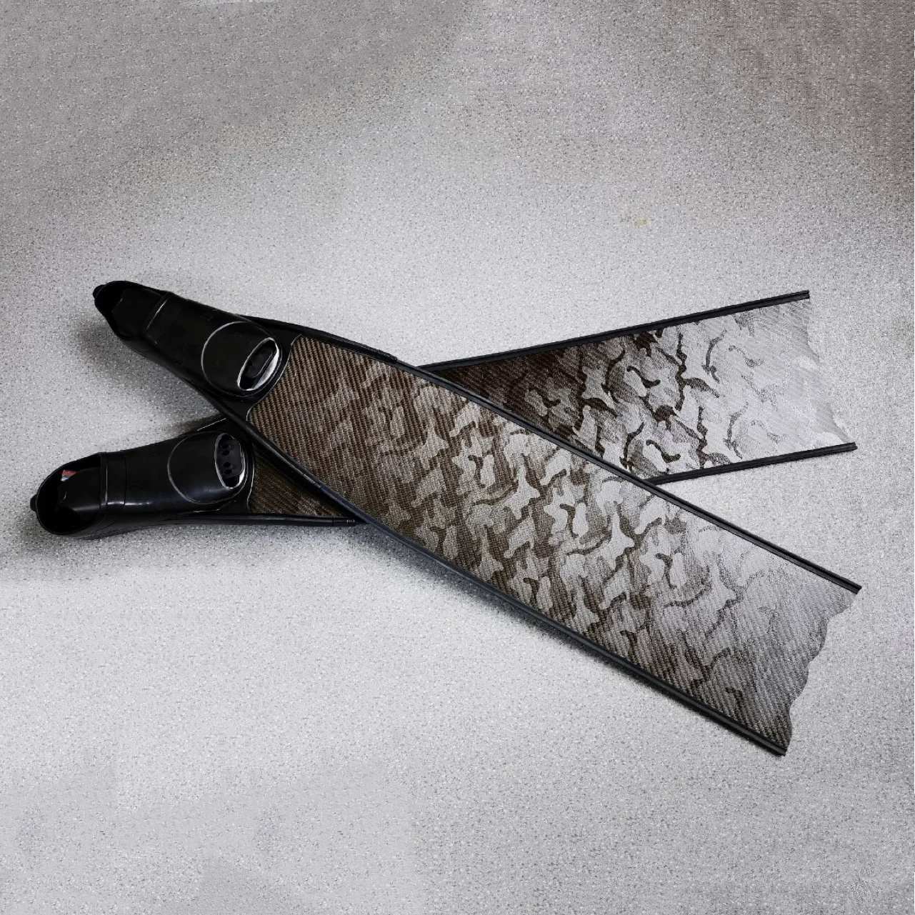 KUBO factory Scratch resistant surface spearfishing carbon fiber spearfishing long diving freediving fins carbon fiber dive fins
