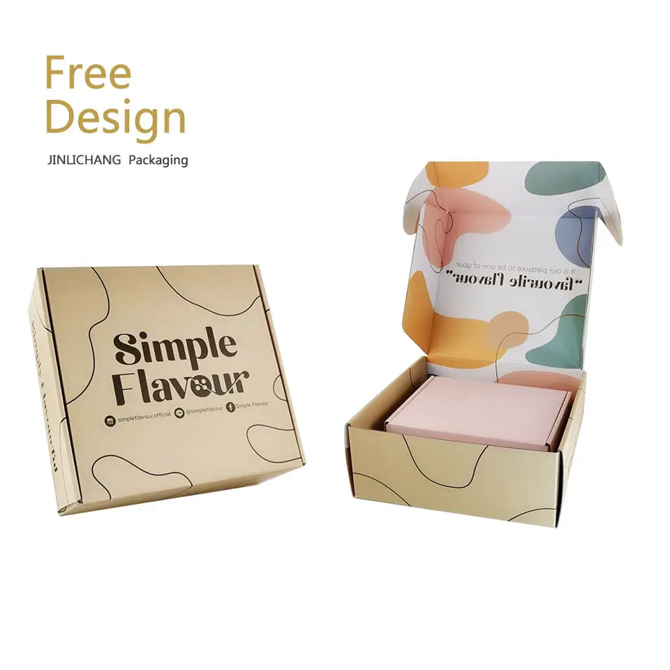 Wholesale rose gold skincare packaging box with logo shipping foil stamp logo shipping mailer boxes