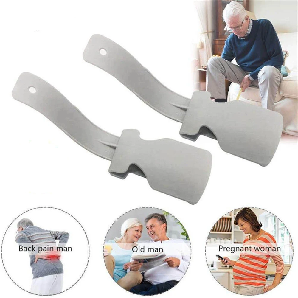 Shoe Easy on and off Sturdy Slip Lazy Unisex Wear Shoe Horn Helper Aid Helper Shoe Spooner Lifter Tool